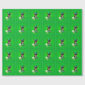 Papier Cadeau Chihuahua Chien Chiot Chiot St. Patrick's Day Clov (Plat)