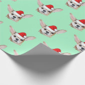Papier Cadeau Chihuahua Chig avec Santa Hat (Coin)