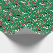 Papier Cadeau Chihuahua Dogs mixtes Noël (Coin)