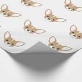 Papier Cadeau Chihuahua Face (Coin)