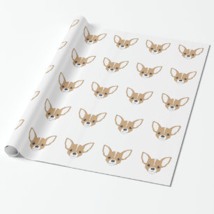 Papier Cadeau Chihuahua Face