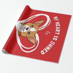 Papier Cadeau Chihuahua Heart_Amoureux des chiens