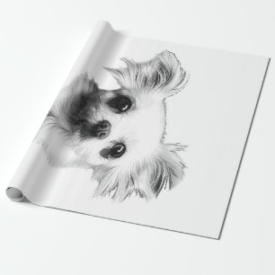 Papier Cadeau Chihuahua longhair chien_Amoureux des chiens