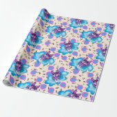 Papier Cadeau Chihuahua sur un nuage (Déroulé)