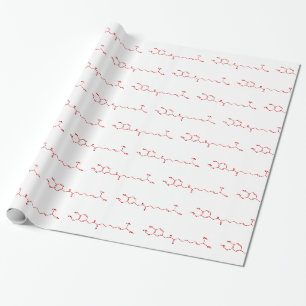 Papier Cadeau Chili Capsaicin Formule chimique moléculaire