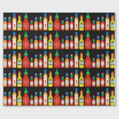 Papier Cadeau Chili Lover Chili Peppers Patterned Anniversaire (Plat)
