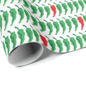 Papier Cadeau Chili Motif Pepper (Coin rond)