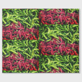 Papier Cadeau Chili Red and Green Southwest Flaving (Plat)