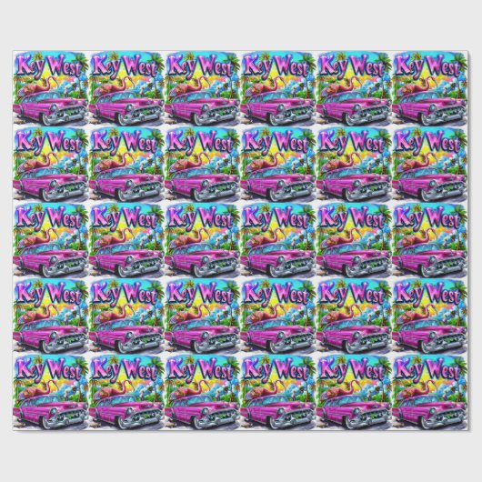 Papier Cadeau Chillin' à Key West, Floride (Plat)