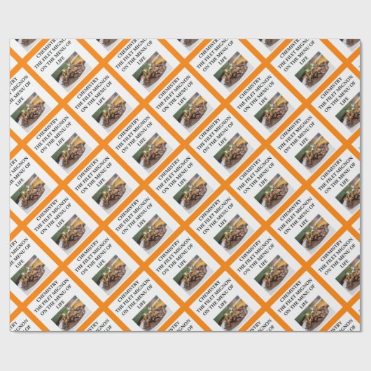 PAPIER CADEAU CHIMIE (Plat)