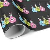 Papier Cadeau Chimie Halloween (Coin rond)