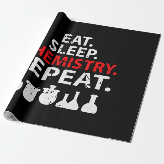 Papier Cadeau Chimistry Biology (Déroulé)