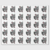 Papier Cadeau Chinchilla (Plat)