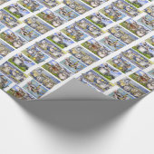 Papier Cadeau Chinchillas de bande dessinée (Coin)