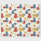 Papier Cadeau Chine Bonne année (Plat)