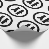 Papier Cadeau Chine coréenne Numéro 4 Quatre 사 (Coin)