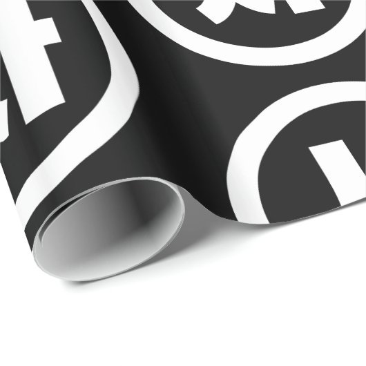 Papier Cadeau Chine coréenne Numéro 4 Quatre 사 (Coin rond)