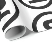 Papier Cadeau Chine coréenne Numéro 5 Cinq 오 (Coin rond)