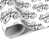 Papier Cadeau Chingona, (Coin rond)