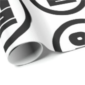 Papier Cadeau Chino coréen Numéro 1 Un 일 (Coin rond)