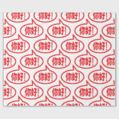 Papier Cadeau Chinois Bonjour ! 你 好 ! Ni Hao ! (Plat)