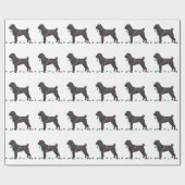 Papier Cadeau Chinois Shar Pei Feliz Naughty Chien Noël Concepti (Plat)