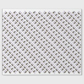Papier Cadeau Chinois Shar Pei Trick (Plat)