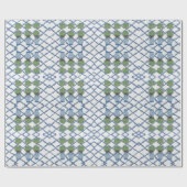 Papier Cadeau Chinoiserie Bamboo Topiary Topiary Tissus Papier (Plat)