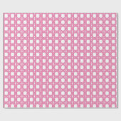 Papier Cadeau Chinoiserie Cane Trellis in Pink (Plat)