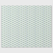 Papier Cadeau Chinoiserie Crane Wrapping Paper (Plat)