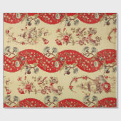 Papier Cadeau Chinoiserie pour Noël (Plat)