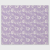 Papier Cadeau Chinoiserie Violet Clair (Plat)