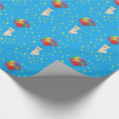 Papier Cadeau Chiot avec ballons (Coin)