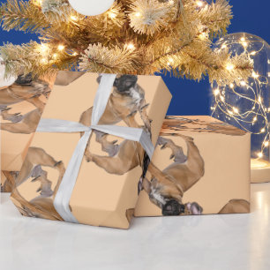 Papier Cadeau chiot Bouledogue Français