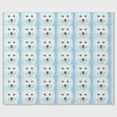 PAPIER CADEAU CHIOT DE BÉBÉ PHOQUE (Plat)