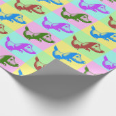 Papier Cadeau Chiot de dessin (Coin)