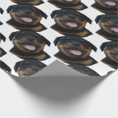 Papier Cadeau chiot de rottweiler (Coin)