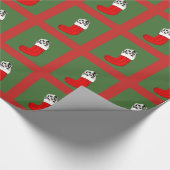 Papier Cadeau Chiot et chaussette (Coin)