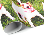 Papier Cadeau chiot, Jack Daniels (Coin rond)