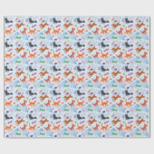 Papier Cadeau Chiots et chatons (Plat)