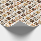 Papier Cadeau Chiots Mignons (Coin)