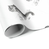 Papier Cadeau Chipmunk (Coin rond)