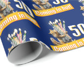 Papier Cadeau Chipmunk Birthday Candles (Coin rond)