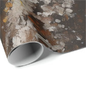 Papier Cadeau Chipmunk dans une décomposition d'arbre (Coin rond)