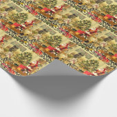 Papier Cadeau Chippendale de Noël (Coin)