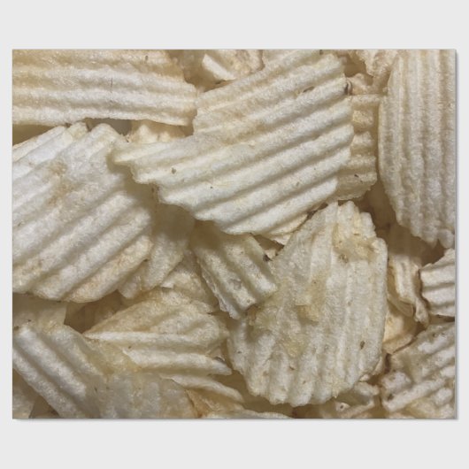 Papier Cadeau Chips de pommes de terre (Plat)