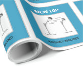 Papier Cadeau Chirurgie Hip Amusante - Assemblage requis (Coin rond)