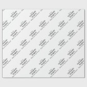 Papier Cadeau Chirurgien orthopédique (Plat)