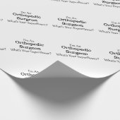 Papier Cadeau Chirurgien orthopédique (Coin)