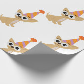 Papier Cadeau Chiwawa d'anniversaire (Coin)